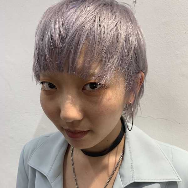 美髪似合わせカットワイドバング外ハネボブ小顔イメチェン