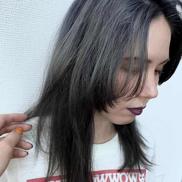 イメチェンワイドバング美髪似合わせカットレイヤーカットロング
