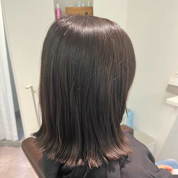 キッズカット外はねボブ