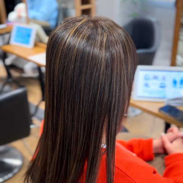 STYLE流ハイライト白髪ぼかし