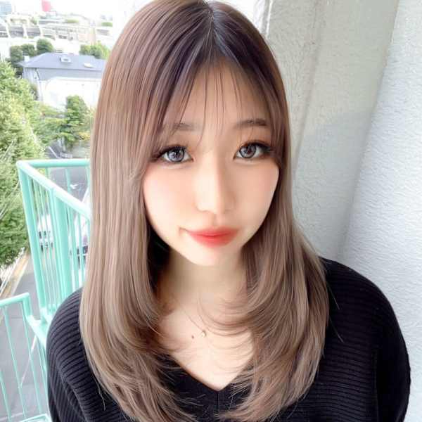 韓国ヘア STAR TOKYO 渋谷【レイヤーカット/メンズ/パーマ/メンズカット】【カンコクヘアスタートウキョウシブヤレイヤーカットメンズパーマメンズカット】のスタッフ紹介。梨緒 /韓国カラー