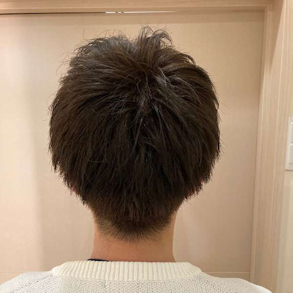 30代男性カットカラー