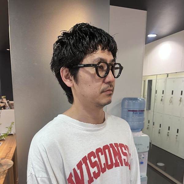 【ハクラ】ピンパーマ アクティブショート