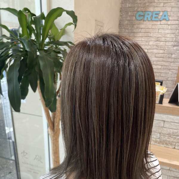 ハイライト寒色カラー