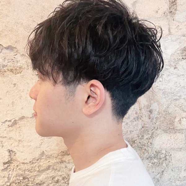 【Flor_上大岡】*メンズマッシュ+フェザーパーマ*