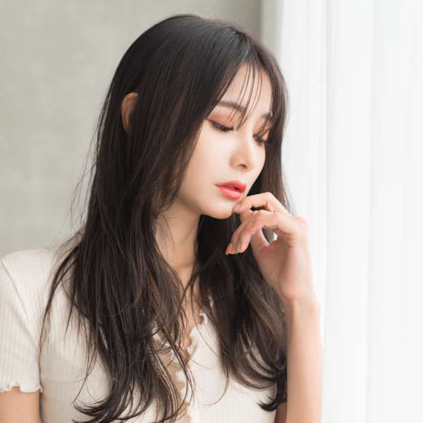 【S.BROOM】シースルーバングレイヤースタイル