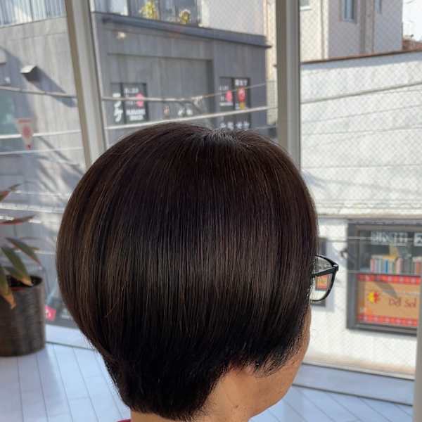 アフター → ビフォア 右にスワイプ【白髪染め/脱白髪染め】