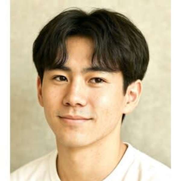 ブルーカラー　波打ちパーマ　韓流ヘア　RK