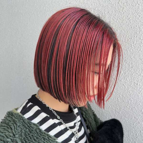 チェリーレッド_ ワインレッド_アンブレラカラー2