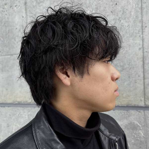 メンズパーマ|半個室型美容室 Sourire 西大分店