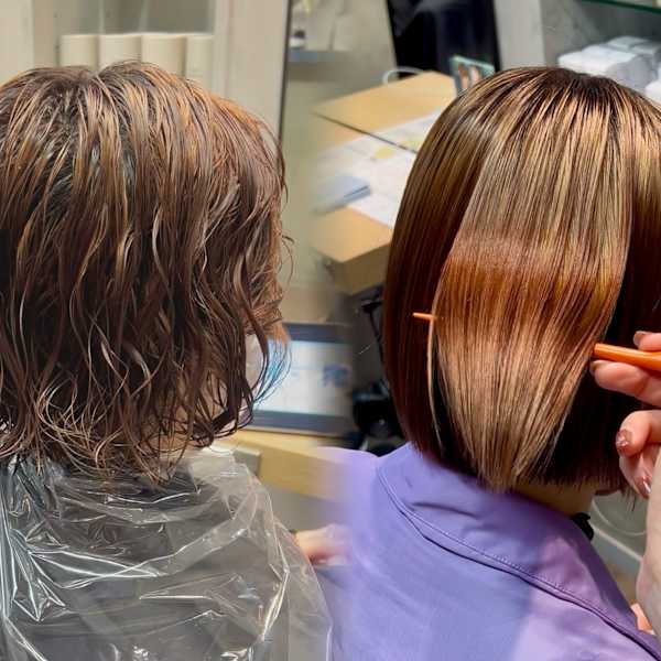 【藤沢髪質改善】ブリーチ×酸性縮毛矯正