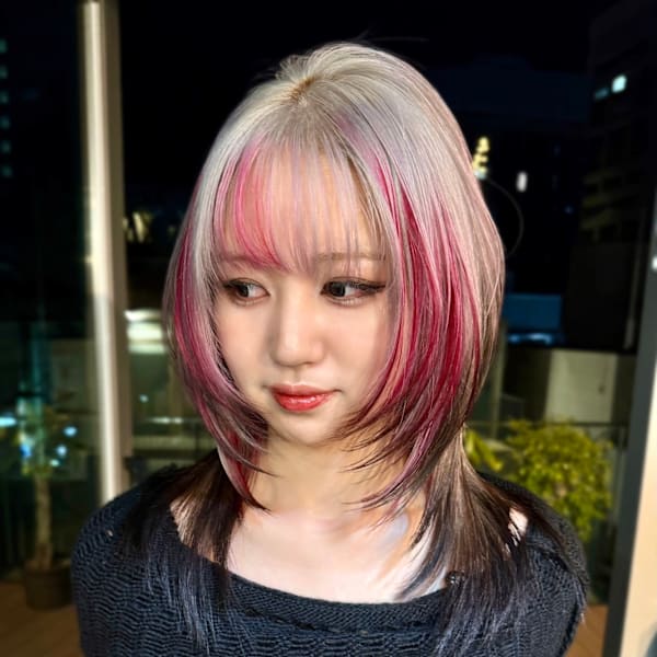 ルーツカラー　デザインカラー　ハイトーン　原宿/表参道