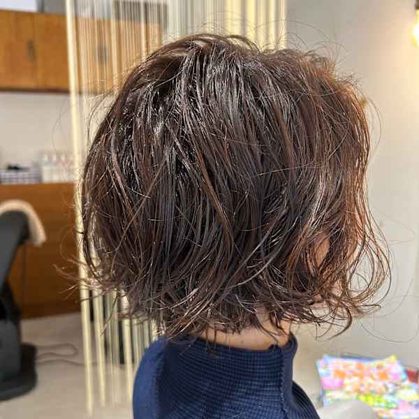 無造作ボブパーマ|Colza