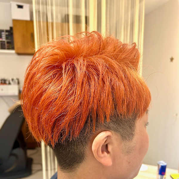 メンズショート×アプリコットオレンジ|Colza