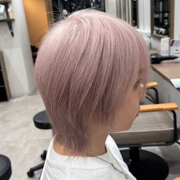 美髪髪質改善トリートメント/似合わせカット/シアーピンク