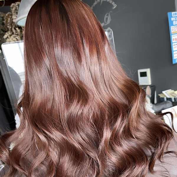 ピンクブラウン|Hair design D. ulu 宇都宮【ヘアーデザイン ディードット ウル】