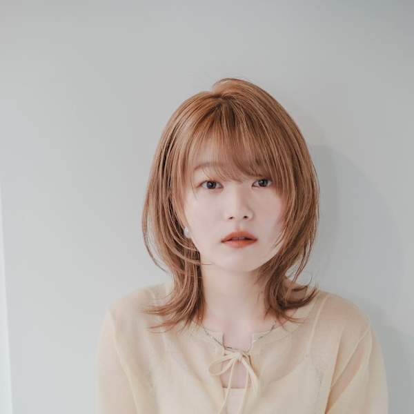 ナチュラルベージュ×ウルフレイヤー|beauty:beast 益田店