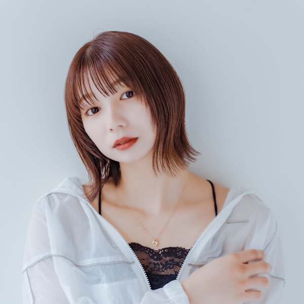 ピンクブラウン×外ハネボブ|beauty:beast 益田店