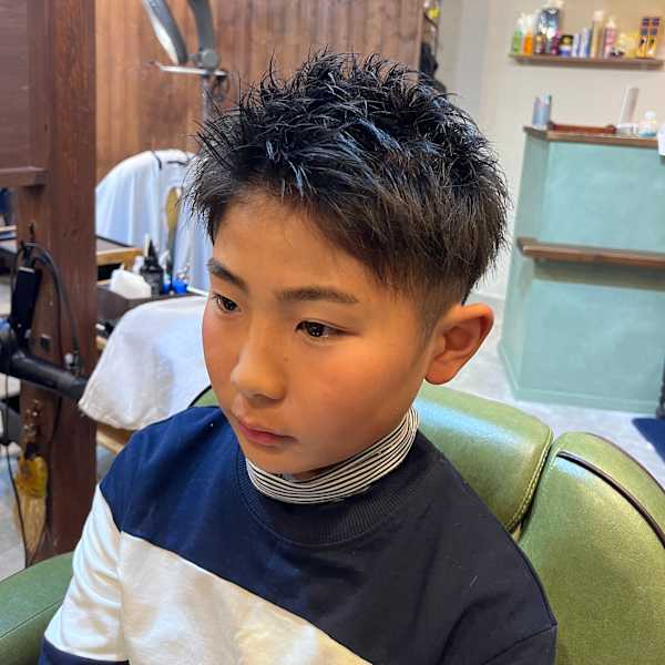 キッズスパイキーショート