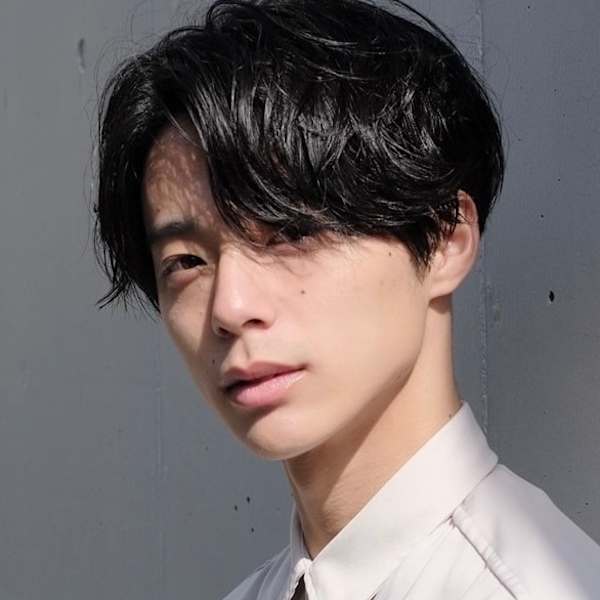 大人男性◎センターパートニュアンスパーマ