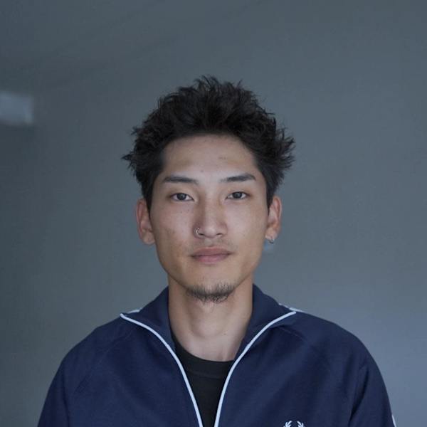 スパイキーショート／ピンパーマ／平塚美容室