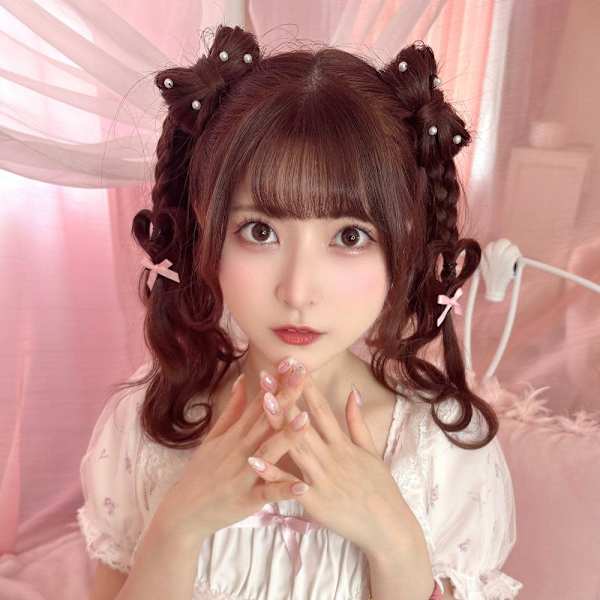 小鳥遊るいちゃん立体リボンハートツイン＊まゆ