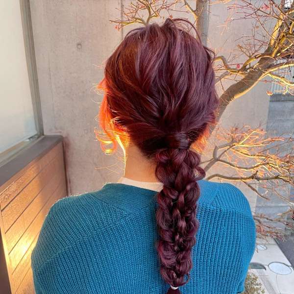 大人可愛い編みおろしアレンジ