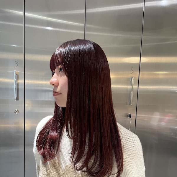 ブリーチなしでできるレッドカラー