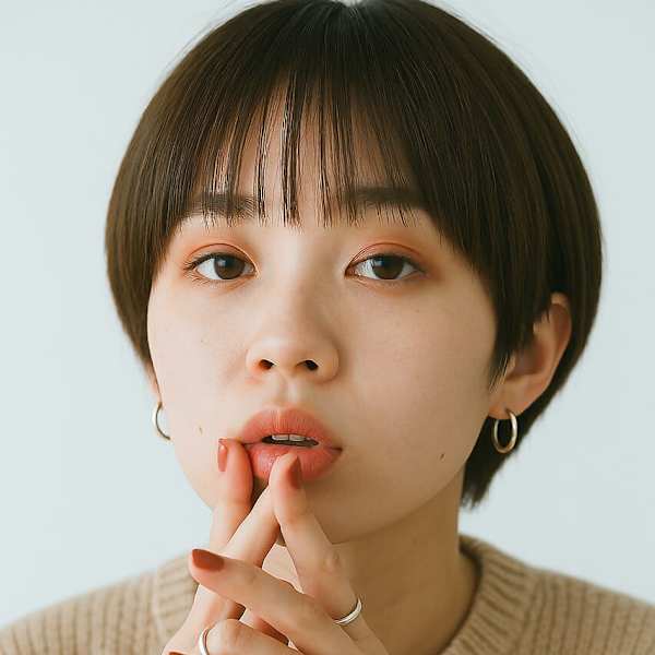 【アンルポン梅田】優しいミニマムシフォンショート|un le pont 梅田