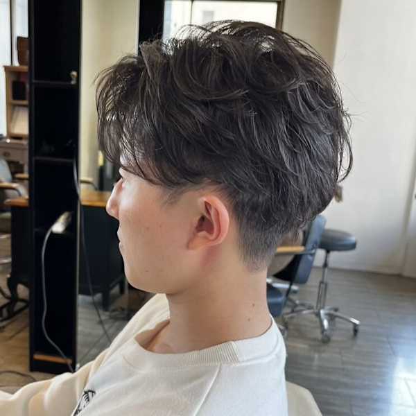 メンズ×ニュアンスマッシュパーマ|independence