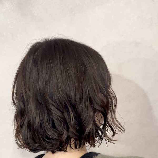 ボブコテ巻き風パーマ