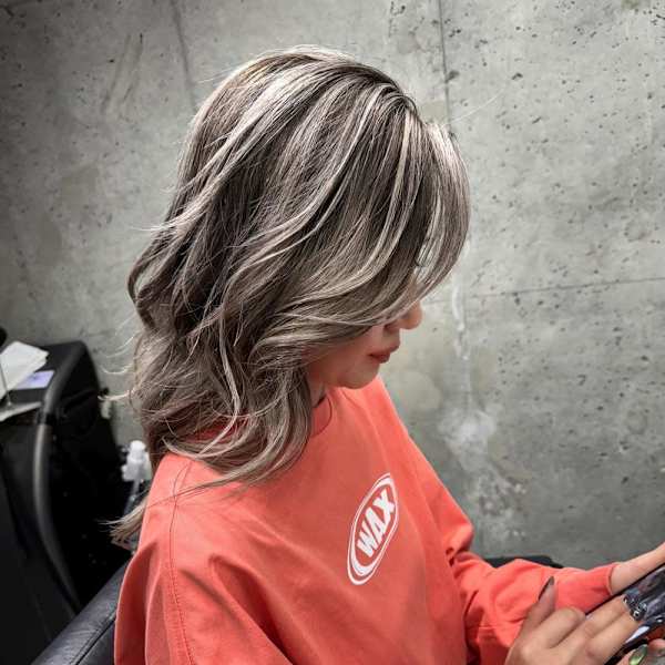 ★顔周り&襟足が暗くならないシャドウルーツバレ★