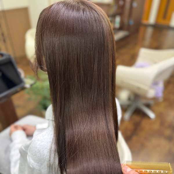 髪質改善×カラー