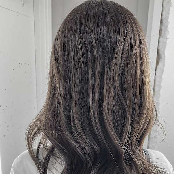 ブリーチ無し☆透明感カラー|AOZORA HAIR FUJISAKIGU
