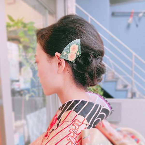 振り袖着付けとヘアセット