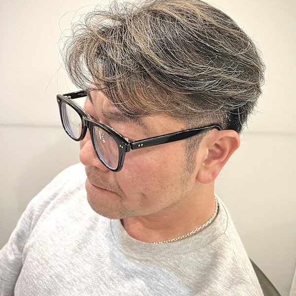 メンズグレージュヘアカラー|FACES hair lounge
