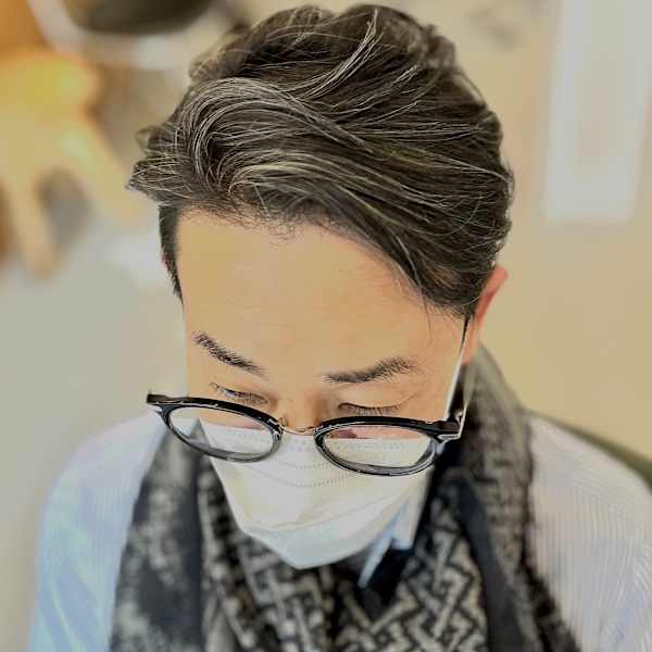 メンズプラチナヘアカラー