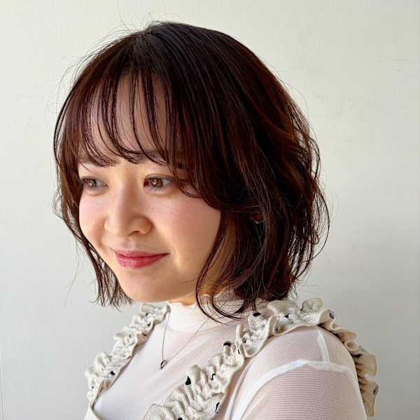 ナチュラルウェーブボブ|Ash 東戸塚店