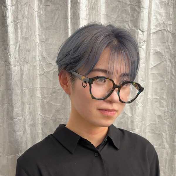 ステップボーンカットショート/ブルーシルバー