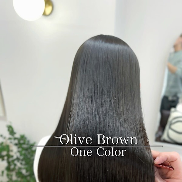 【星野】カラー指名No1/ 透明感カラー×オリーブブラウン|N° anfeel 渋谷