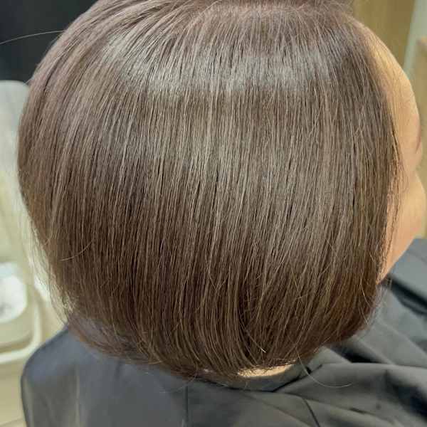 【老沼】イメチェン/ホワイトブロンド/外ハネボブ/美髪