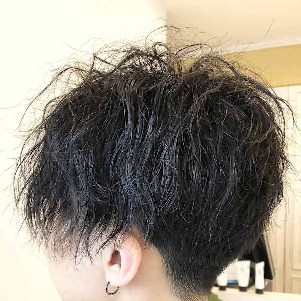 メンズ　スパイラルパーマ