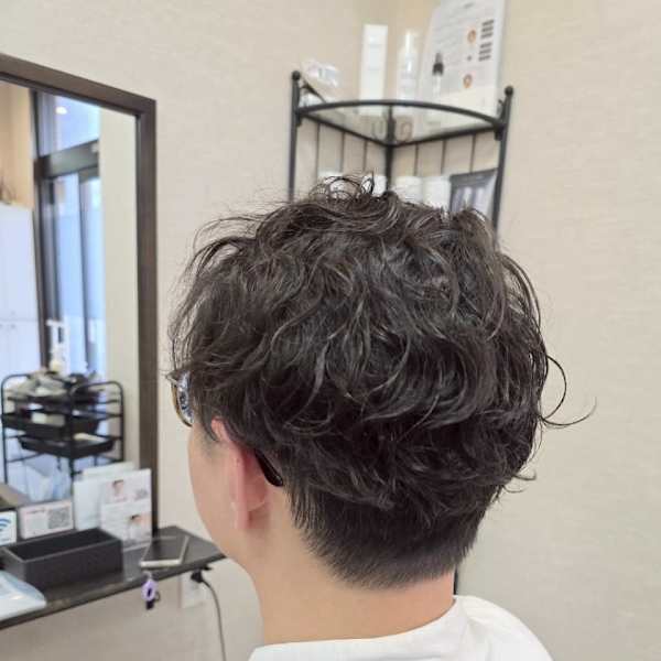 メンズカット/パーマ/グレイカラー/鎌取駅/韓国風/白髪染め