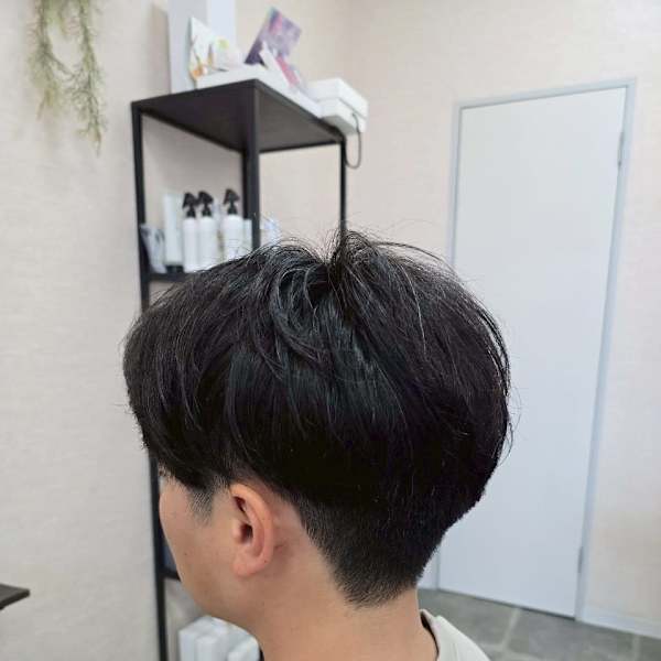 メンズカット/パーマ/グレイカラー/鎌取駅/韓国風/白髪染め