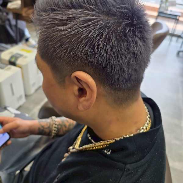 メンズカット/パーマ/グレイカラー/鎌取駅/韓国風/白髪染め