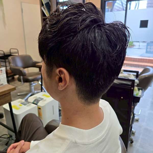 メンズカット/パーマ/グレイカラー/鎌取駅/韓国風/白髪染め