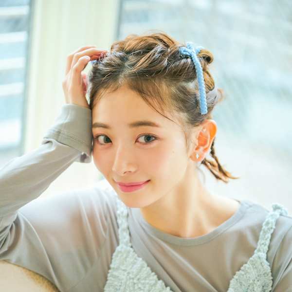 ショートボブリボンアレンジ