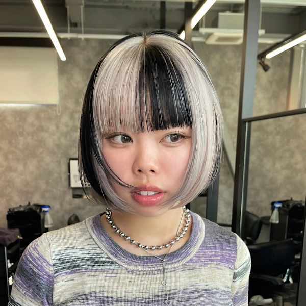 セクションカラー　デザインカラー　ハイトーン　表参道/原宿