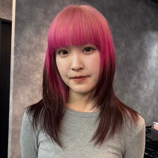 ルーツカラー　デザインカラー　ハイトーン　表参道/原宿