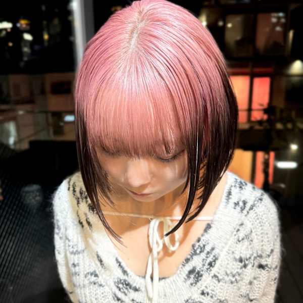 ルーツカラー　デザインカラー　ハイトーン　表参道/原宿